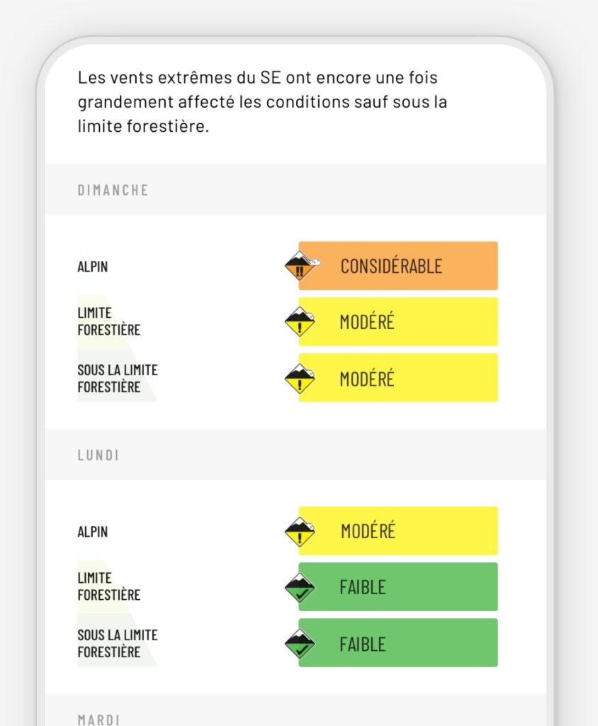 AvQc - appli - Bulletin