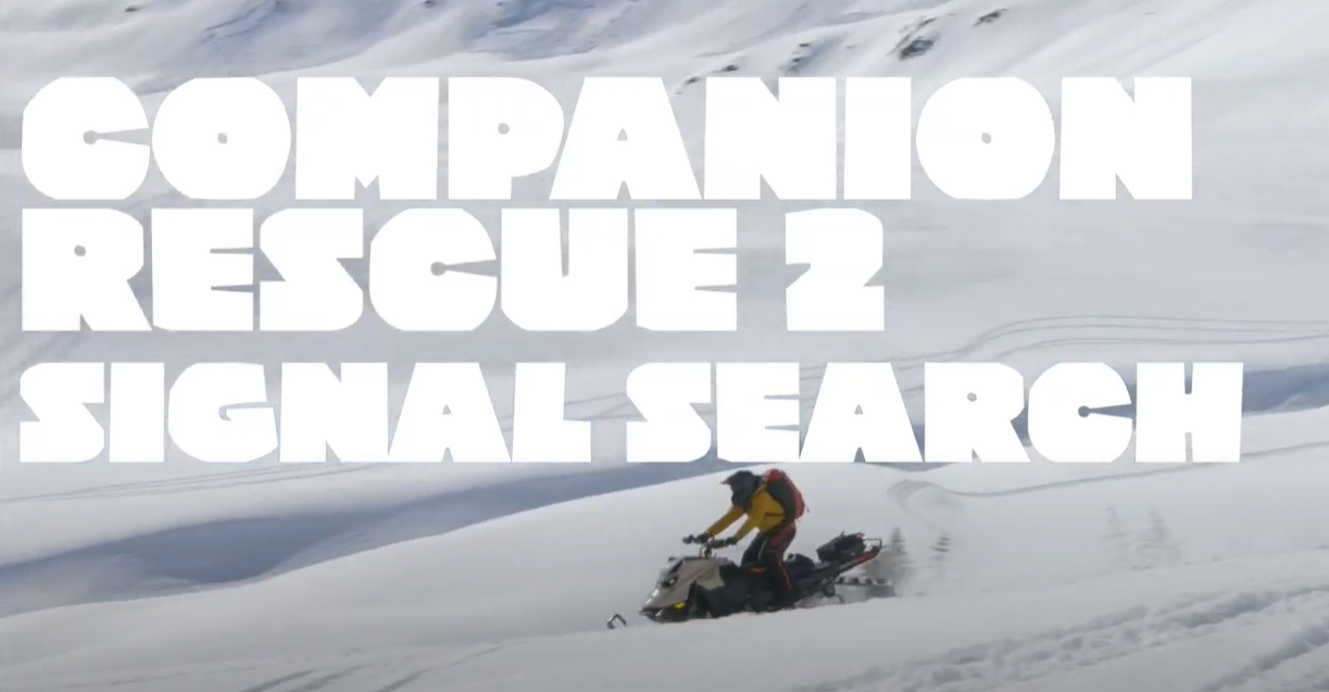 Série Companion Rescue // 2. Signal Search par Avalanche Canada (EN)