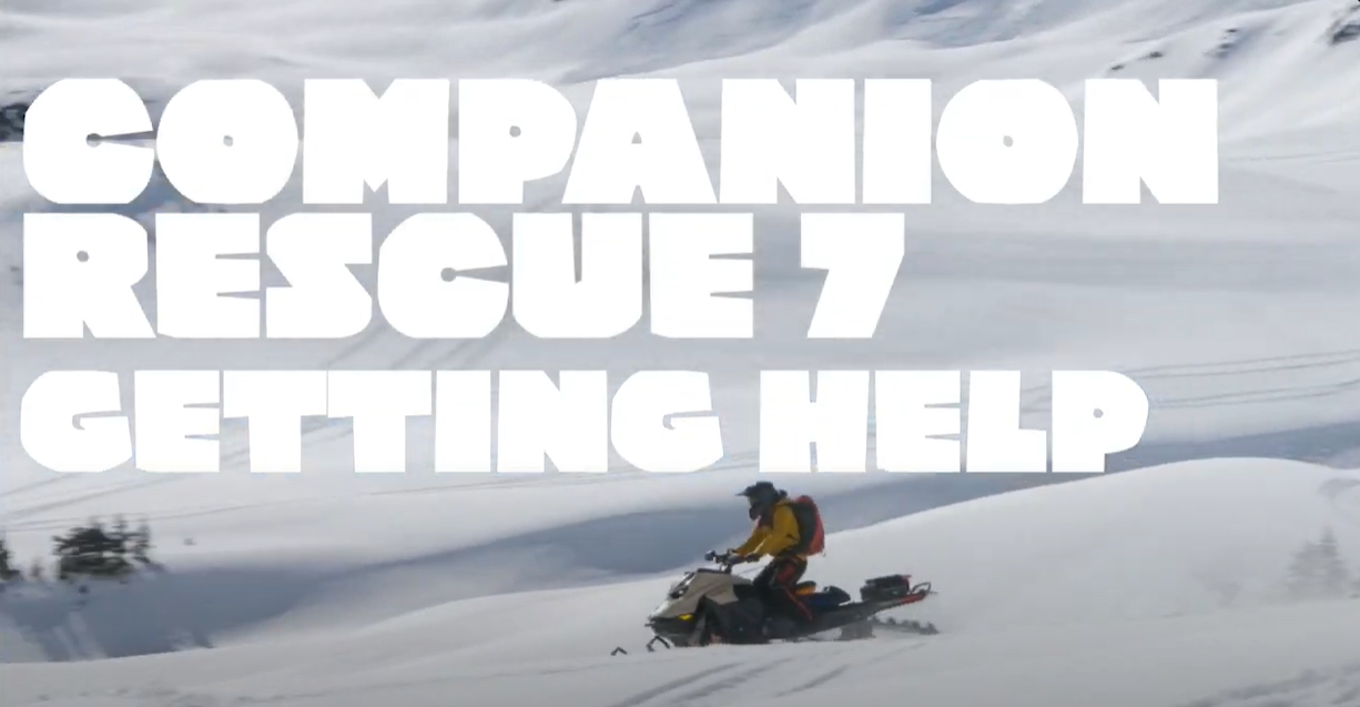 Série Companion Rescue // 7. Getting Help par Avalanche Canada (EN)