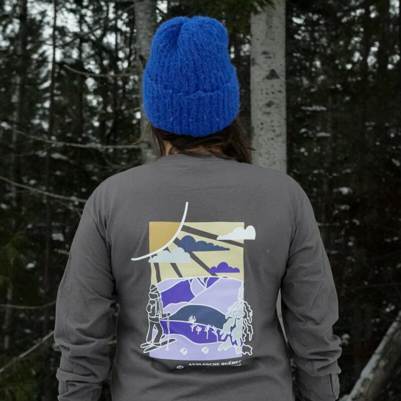 Chandail manches longues 25 ans unisexe - Gris charbon