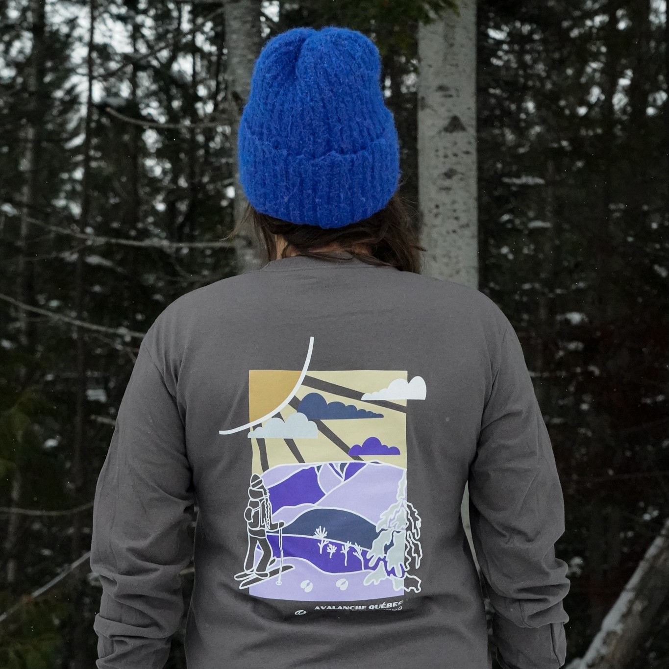 Chandail manches longues 25 ans unisexe - Gris charbon