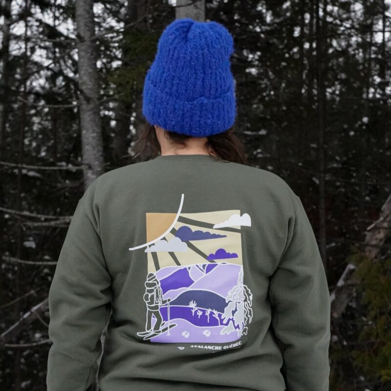 Molleton à col rond 25 ans unisexe - Vert