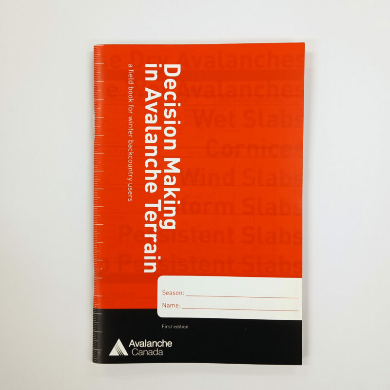 Decision making in avalanche terrain - 1st edition