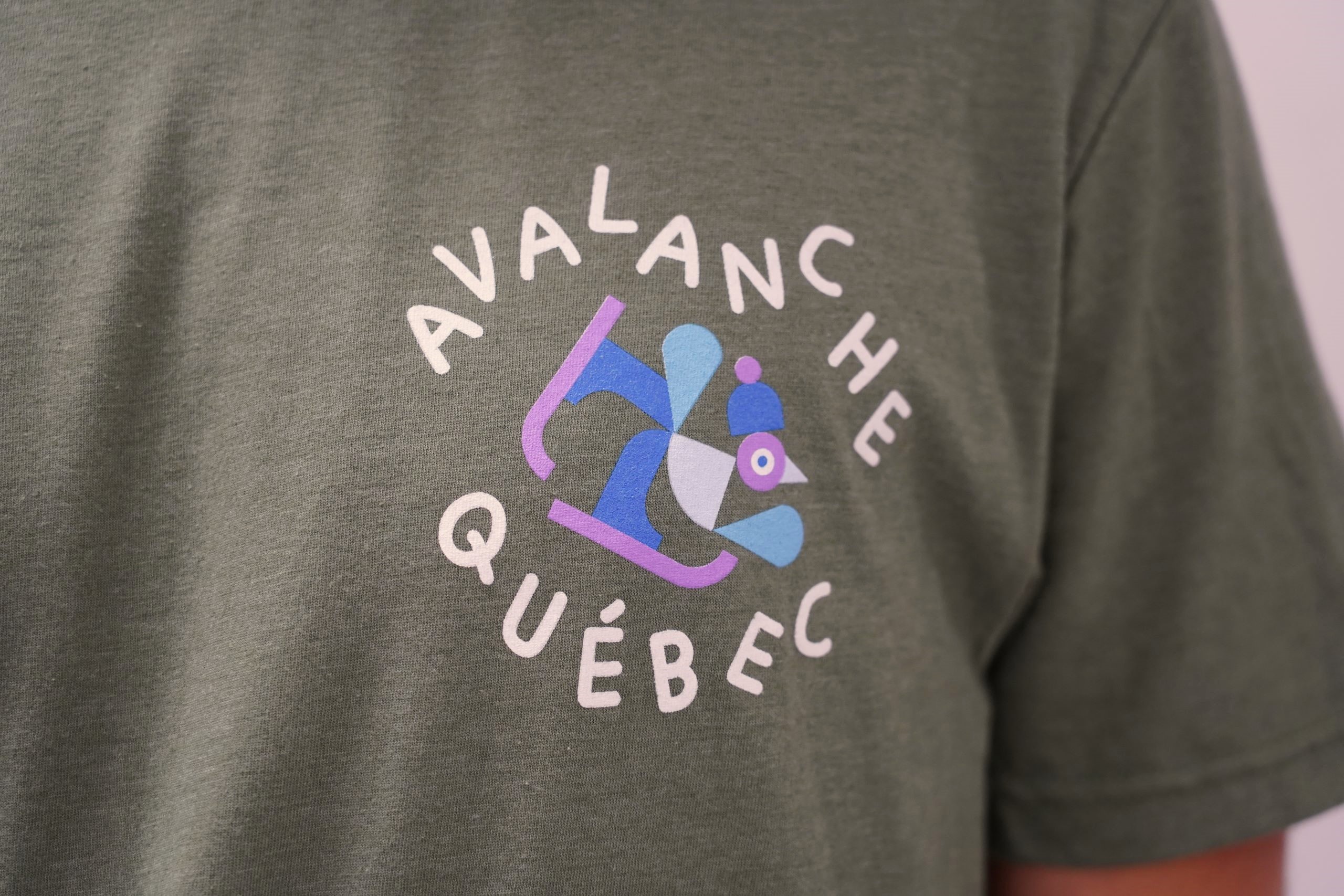 T-shirt Oiseau Unisexe - Kaki – Image 3