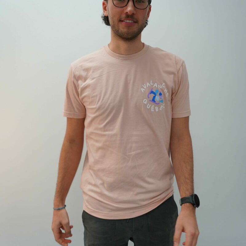 T-shirt Oiseau Unisexe - Rose pâle