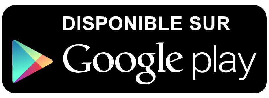 bouton disponible sur google play